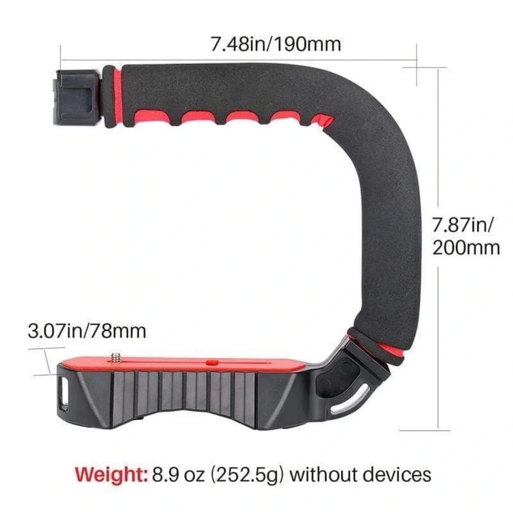 DigitalFoto Solution Limited U-Grip Pro Stabilizer Handgrip for Camera or Smartp